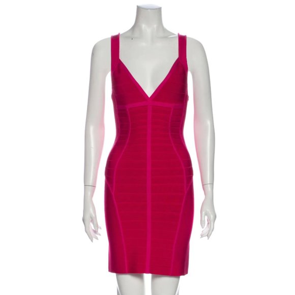 Herve Leger Dresses & Skirts - NWOT Hervé Léger Angelica Cocktail Dress Size M